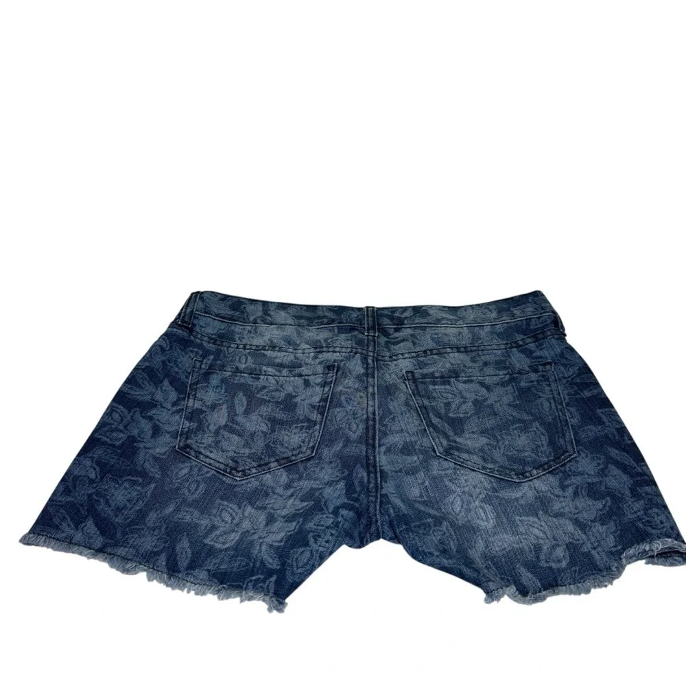 Old Navy Floral Patterned Jean Shorts